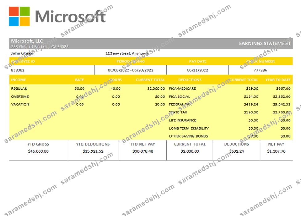 USA technologies company employee sheet